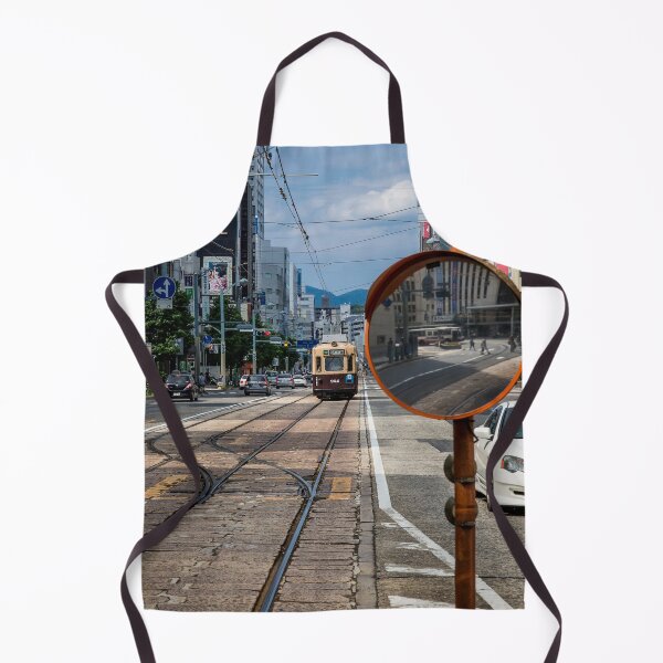 Item preview, Hiroshima Tram Leading Line with a street mirror designed and sold by AvonPerception.