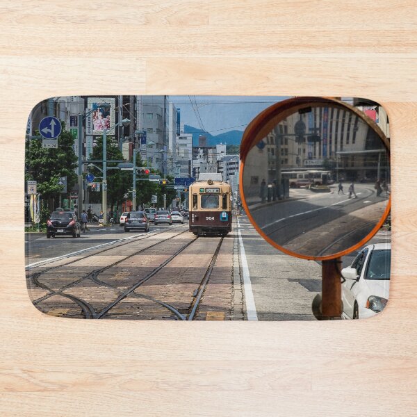 Item preview, Hiroshima Tram Leading Line with a street mirror designed and sold by AvonPerception.