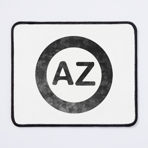 Item preview, Arizona AZ distressed black and white circle designed and sold by Krista Robertson.
