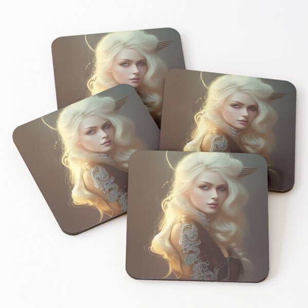 Item preview, Steampunk gorgeous blonde girl in corset dress art designed and sold by Eliteijr.