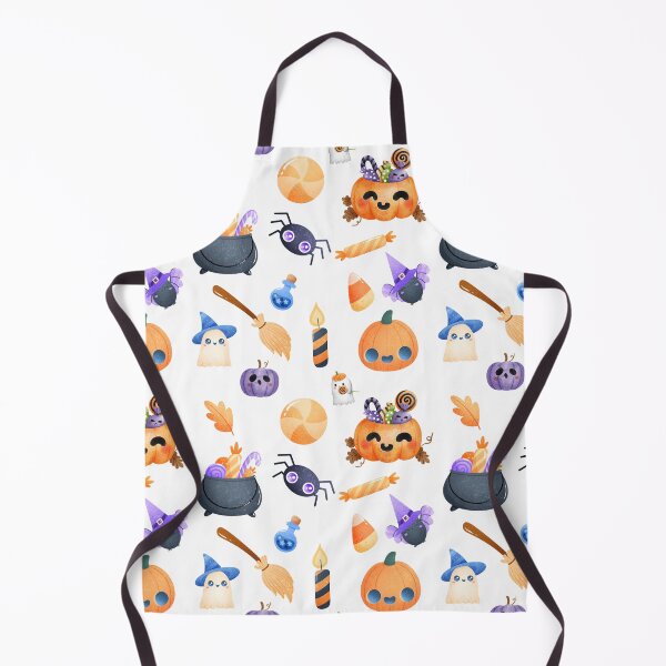 Item preview, Happy Halloween seamless white designed and sold by NUDIDUDITHAI.