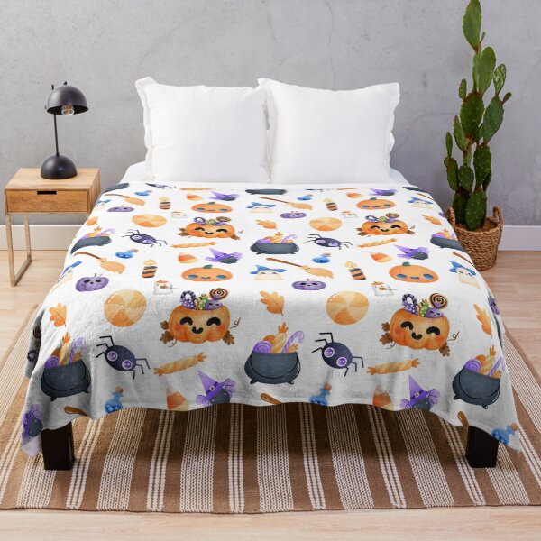 Item preview, Happy Halloween seamless white designed and sold by NUDIDUDITHAI.