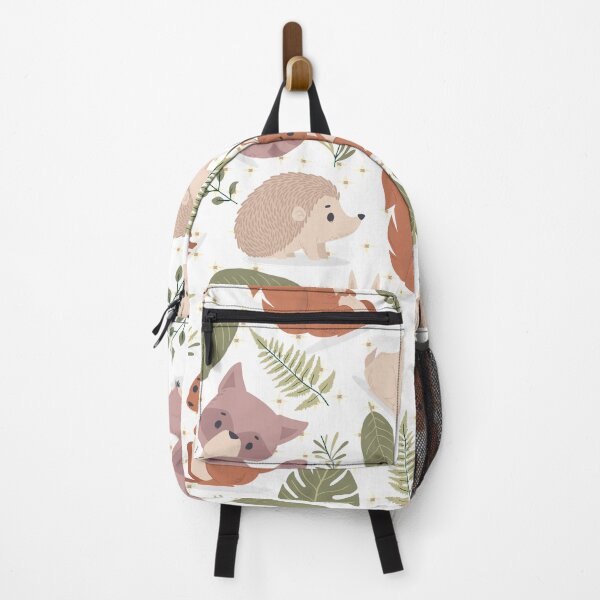 Item preview, Autmun Forest with Rabbits, Foxes, Hedgehogs (brown) designed and sold by Dorina Larsdotter.