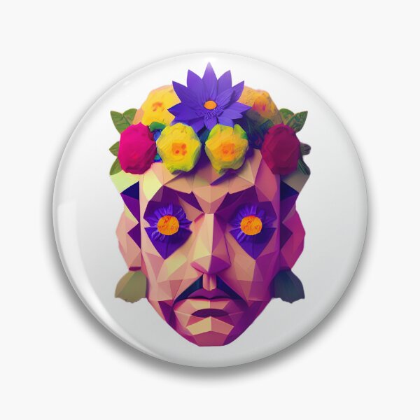 Item preview, Cara de flor con bigote designed and sold by PolygonXYZ.