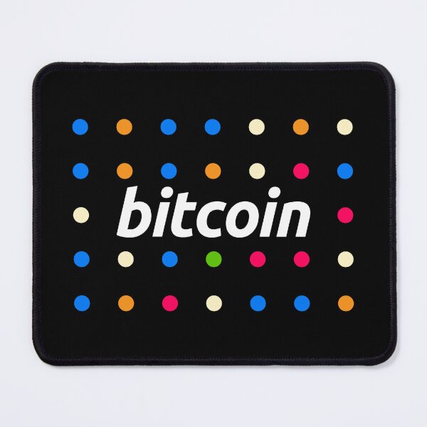 Item preview, Bitcoin BTC Crypto - Multicoloured Dots Fun Design designed and sold by CryptoMoods.