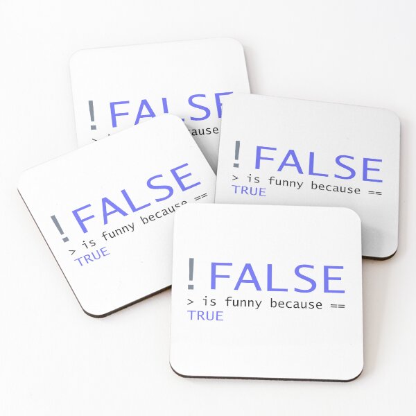 Item preview, !FALSE == TRUE - Funny statistics designed and sold by Groenendijk.