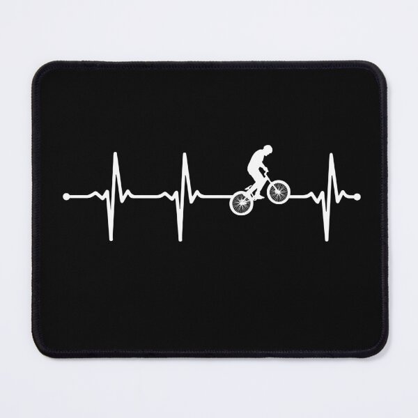 Item preview, My Heart Beats for Cyclism - Cute Bmx Biker Ecg Wv designed and sold by KleverOlivier.