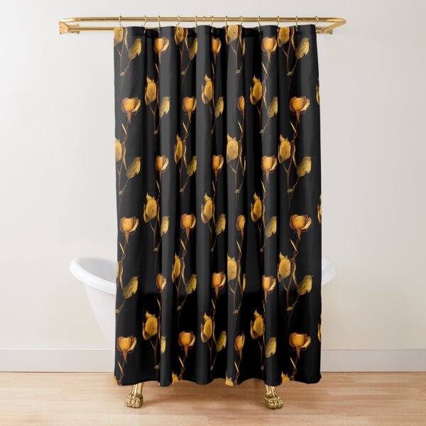 Faded Rose Shower Curtain