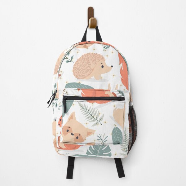 Item preview, Autmun Forest with Rabbits, Foxes, Hedgehogs (orange) designed and sold by Dorina Larsdotter.
