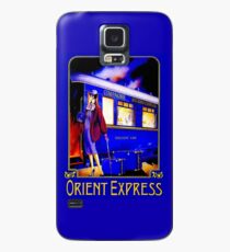 ORIENT EXPRESS: Vintage Train Passenger Travel Print Case/Skin for Samsung Galaxy
