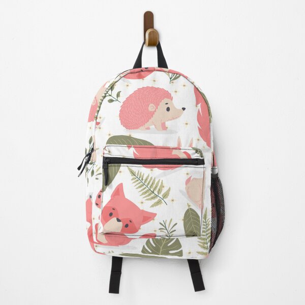 Item preview, Autmun Forest with Rabbits, Foxes, Hedgehogs (red) designed and sold by Dorina Larsdotter.