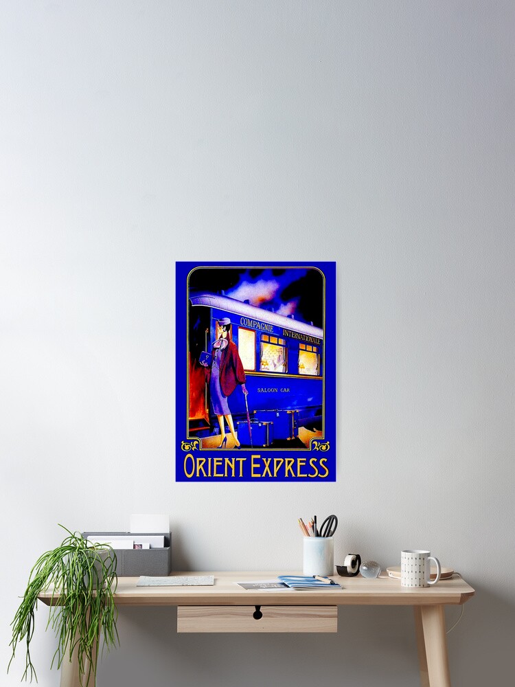 Orient Express Travel Poster Train Vintage Train Print 