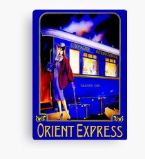 ORIENT EXPRESS: Vintage Train Passenger Travel Print Canvas Print