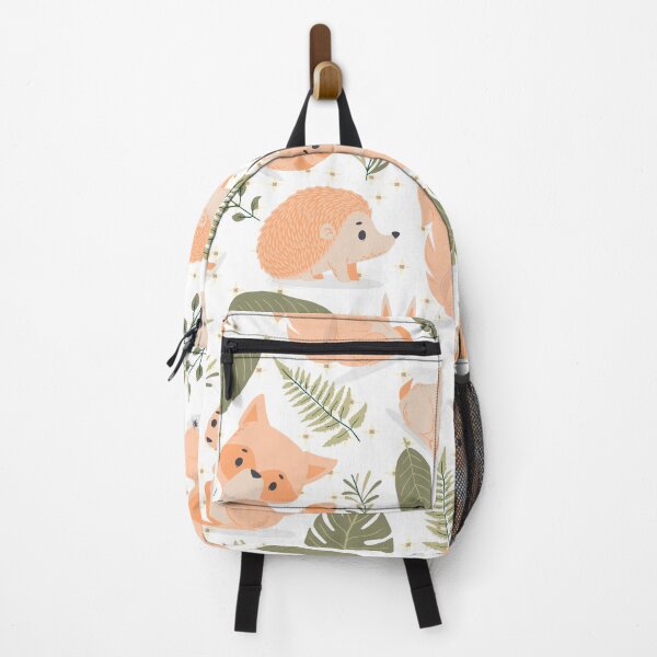 Item preview, Autmun Forest with Rabbits, Foxes, Hedgehogs (green) designed and sold by Dorina Larsdotter.