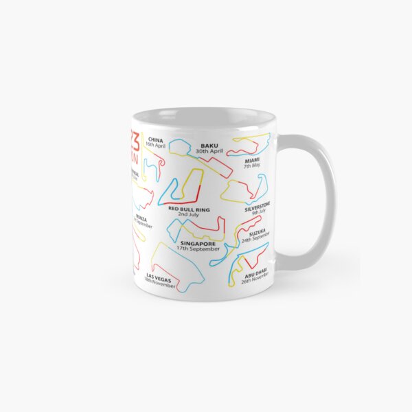 Calendrier F1 2023 Mug classique