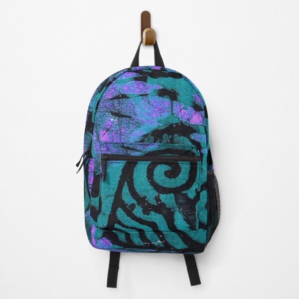 Item preview, African Textile Design with Adinkra Symbols in Purple, Black and, Teal designed and sold by Everett  Spruill.