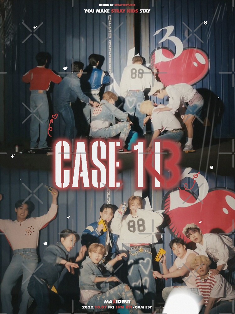 "Case 143 Maxident STRAY KIDS SKZ LOGO kpop circle signatures