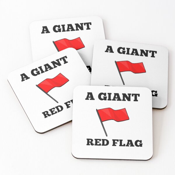 Item preview, A giant red flag- no pun intended designed and sold by Kawaiishizz.
