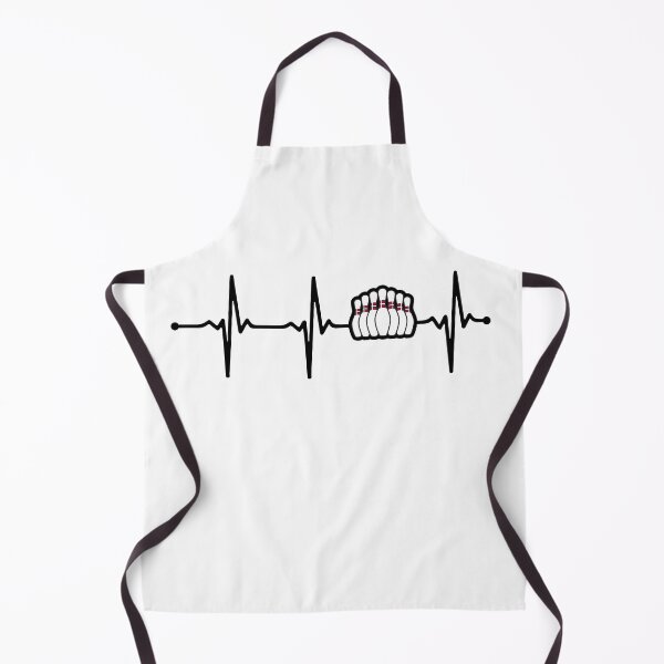 Item preview, Bowling Pin in Heartbeat Ecg Lineart Style Bv designed and sold by KleverOlivier.