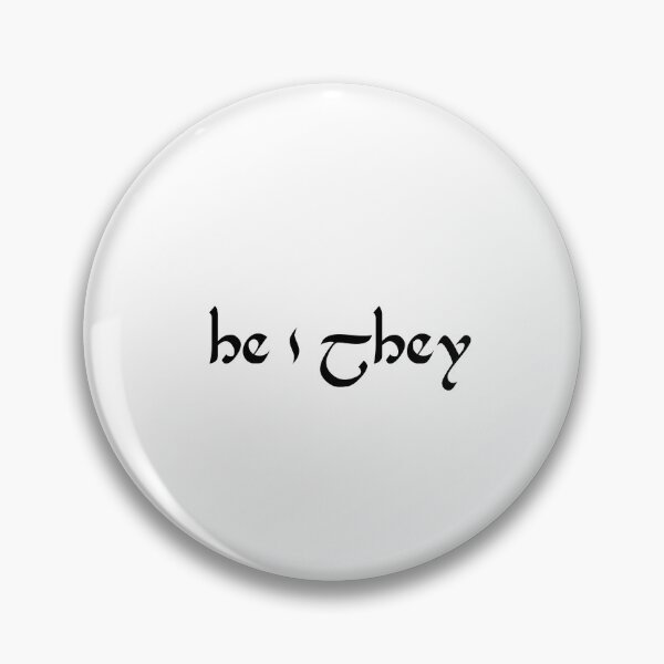 Item preview, Pronounces He/They medieval designed and sold by BestQuest.