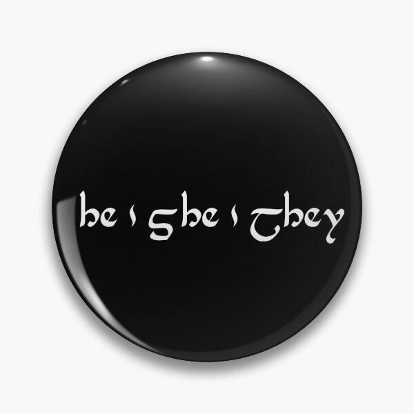 Item preview, Pronounces He/She/They medieval designed and sold by BestQuest.