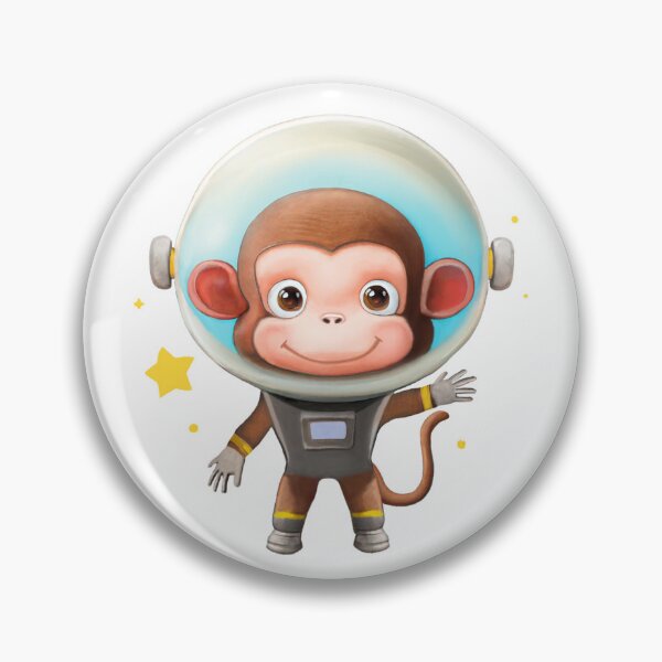 Artikelvorschau, Ein Affen-Astronaut im Raumanzug entworfen und verkauft von sabamerch.