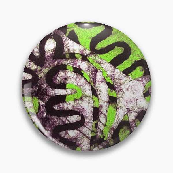 Artikelvorschau, Afrikanische Batik in Schwarz und Grün entworfen und verkauft von Everett  Spruill.