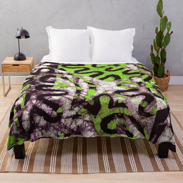 Item preview, African Batik in Black and Green designed and sold by Everett  Spruill.