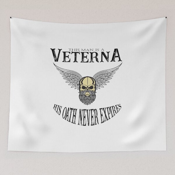 Item preview, This manis a veterna, his oath never expires designed and sold by SeniorPrint99.