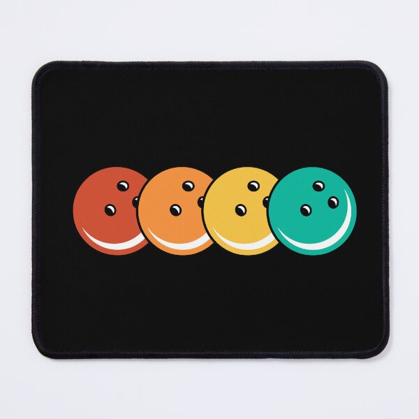 Item preview, Bowling Ball Retro Repeating Silhouette designed and sold by KleverOlivier.