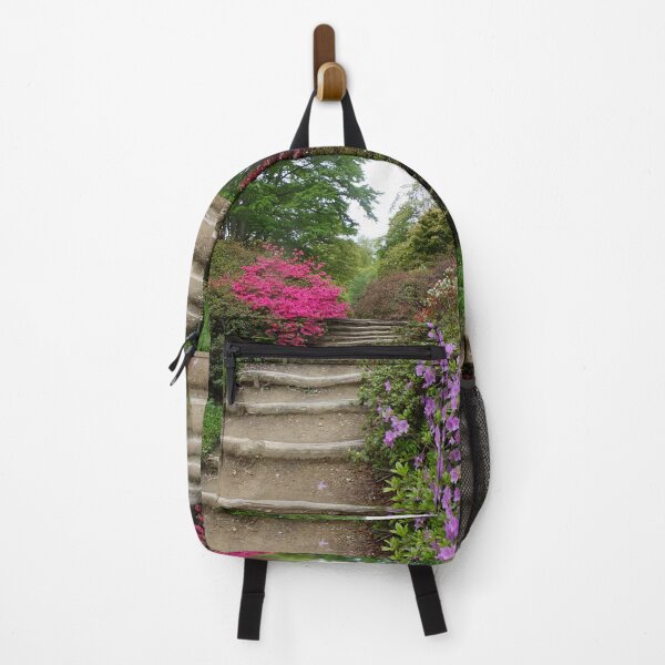 Item preview, Flowers in bloom along a path designed and sold by pinkal.