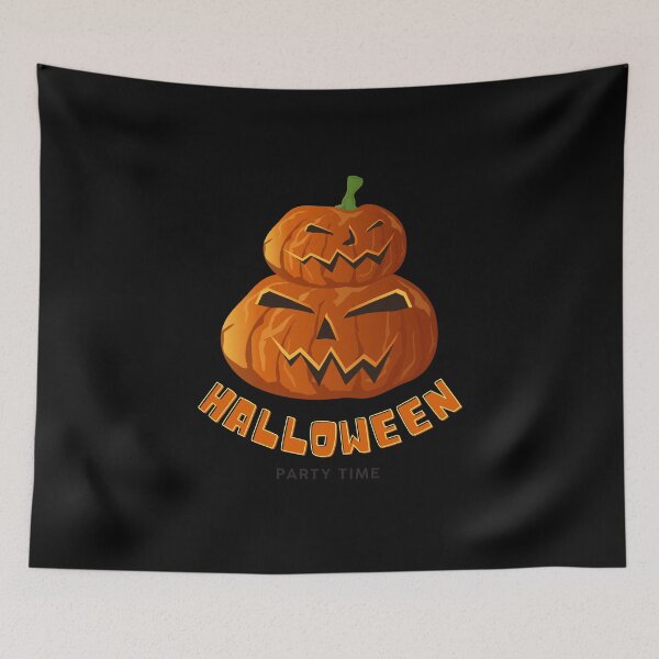 Item preview, Halloween Scary Evil Pumkin Party time designed and sold by Rub14ekArts.