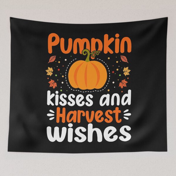Item preview, Pumpkin Kisses Harvest Wishes designed and sold by fejoa.