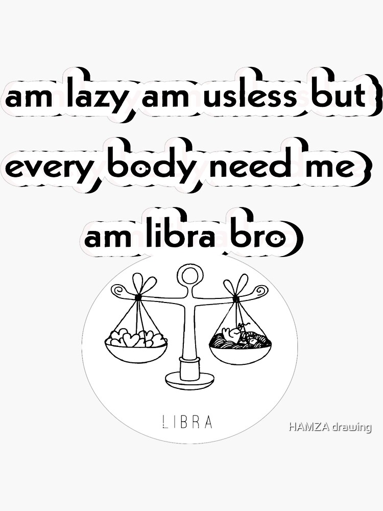 Libra Zodiac Sign T Sticker For Sale By Ratdesignos Redbubble 6182