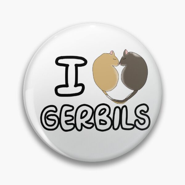 Item preview, I heart gerbils (sleeping gerbils heart) designed and sold by Becky-Marie.