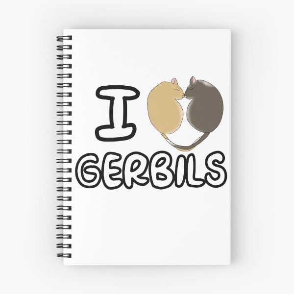 Item preview, I heart gerbils (sleeping gerbils heart) designed and sold by Becky-Marie.
