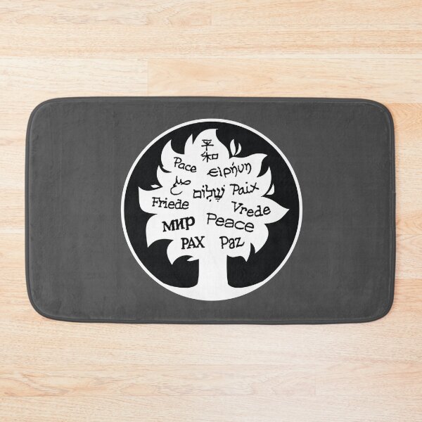 Item preview, tree on fire - flames of peace - white edge designed and sold by OptLuv.