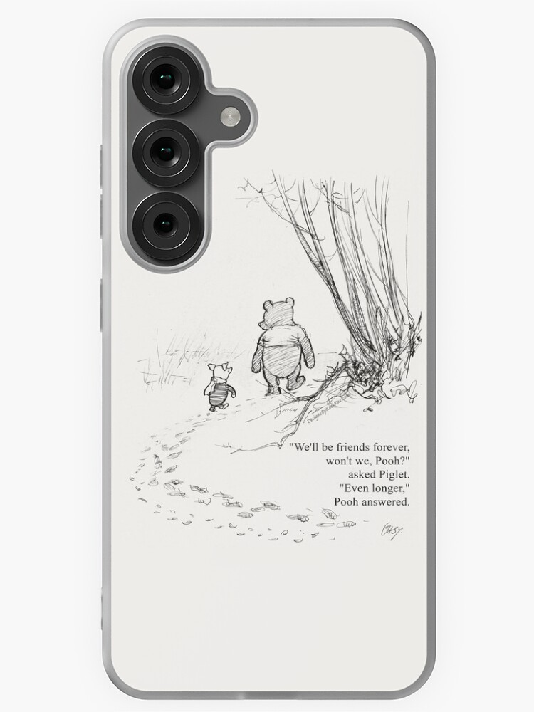 Thumbnail 1 of 4, Samsung Galaxy Phone Case, Winnie the Pooh & Piglet Friends Forever designed and sold by Framerkat.