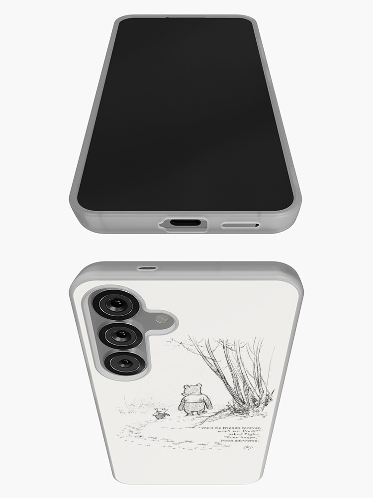 Thumbnail 3 of 4, Samsung Galaxy Phone Case, Winnie the Pooh & Piglet Friends Forever designed and sold by Framerkat.