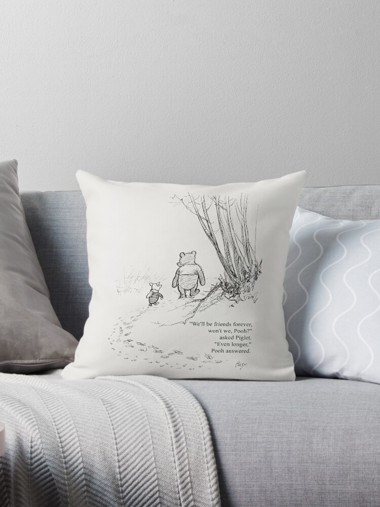 Disney Winnie the Pooh Pillow Cover. Disney Home Decor, Canvas