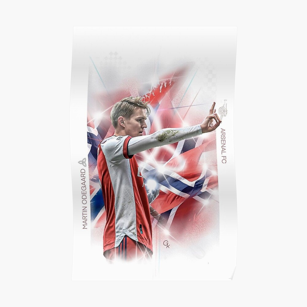 martin odegaard arsenal illustration poster iPhone Case for Sale by  jeckerjr