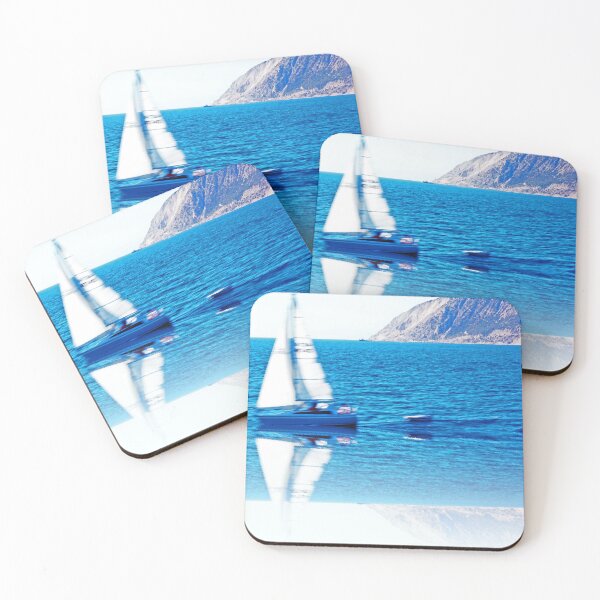 Item preview, White Sailboat Reflection designed and sold by Nalinne Jones.