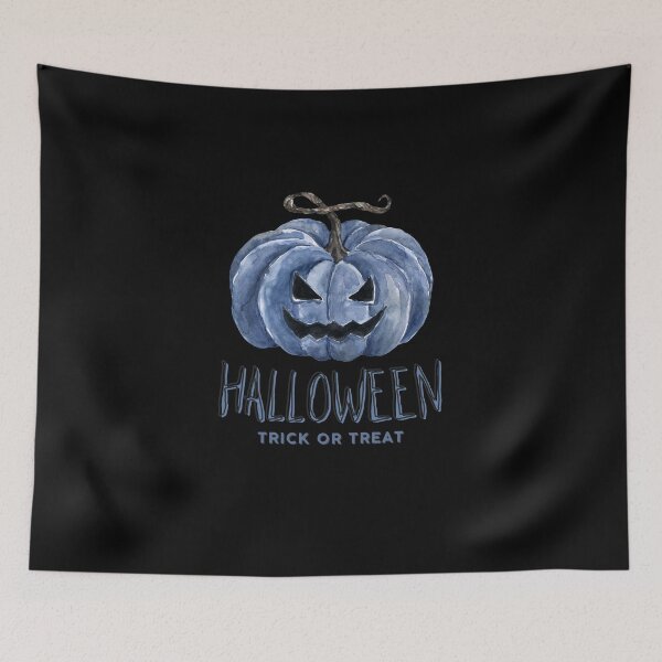 Item preview, Halloween Scary Evil Pumkin "Trick or treat" designed and sold by Rub14ekArts.
