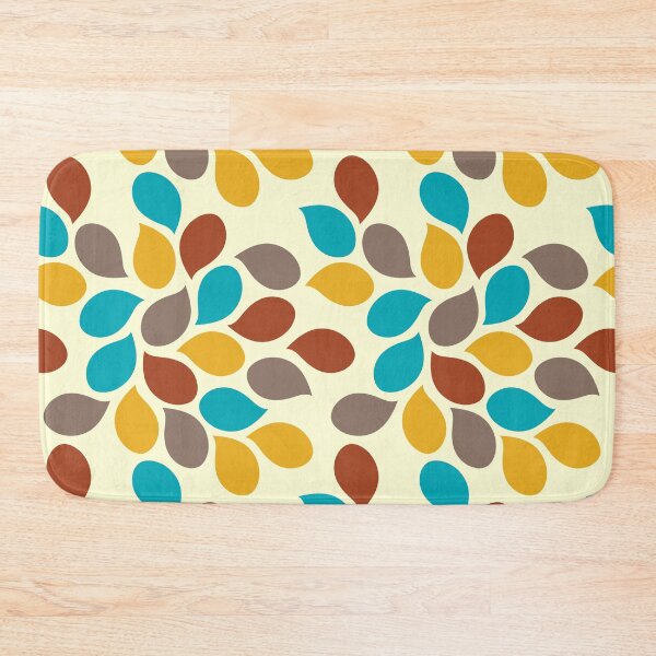 Item preview, Abstract retro seamless repeat floral texture pattern design designed and sold by DesignsByMadiha.