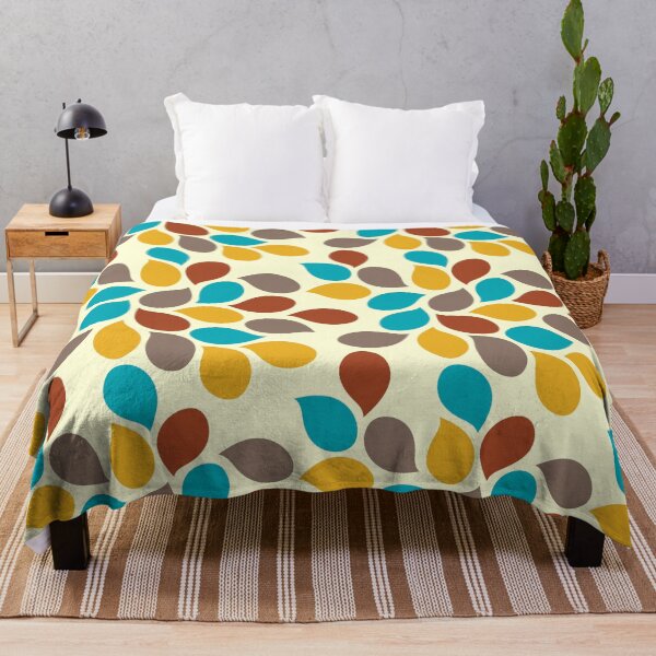 Item preview, Abstract retro seamless repeat floral texture pattern design designed and sold by DesignsByMadiha.