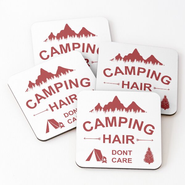 Item preview, Camping hair don't care funny camper designed and sold by Mansn.