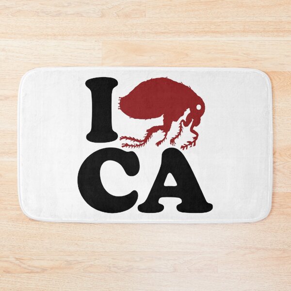 Item preview, California I FLEE (flea) CA, I Left California, Funny I Love California Parody designed and sold by pelagio.
