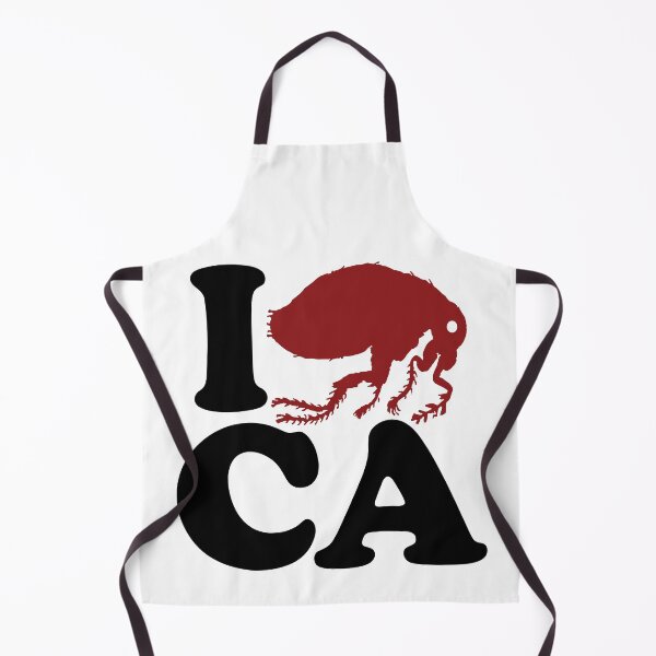 Item preview, California I FLEE (flea) CA, I Left California, Funny I Love California Parody designed and sold by pelagio.