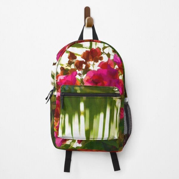 Item preview, Tropical Impressions - Bougainvilleas and Palm Fronds in the Sky designed and sold by Georgia Mizuleva.