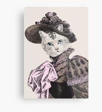 Pussycat Portrait | No. 2 of 2 from The Owl and the Pussycat Set Metal Print